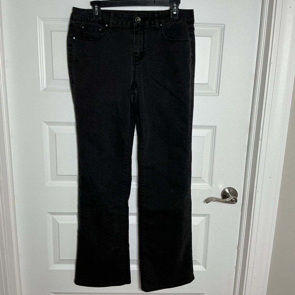 DKNY Women's Black Boot Cut Jeans